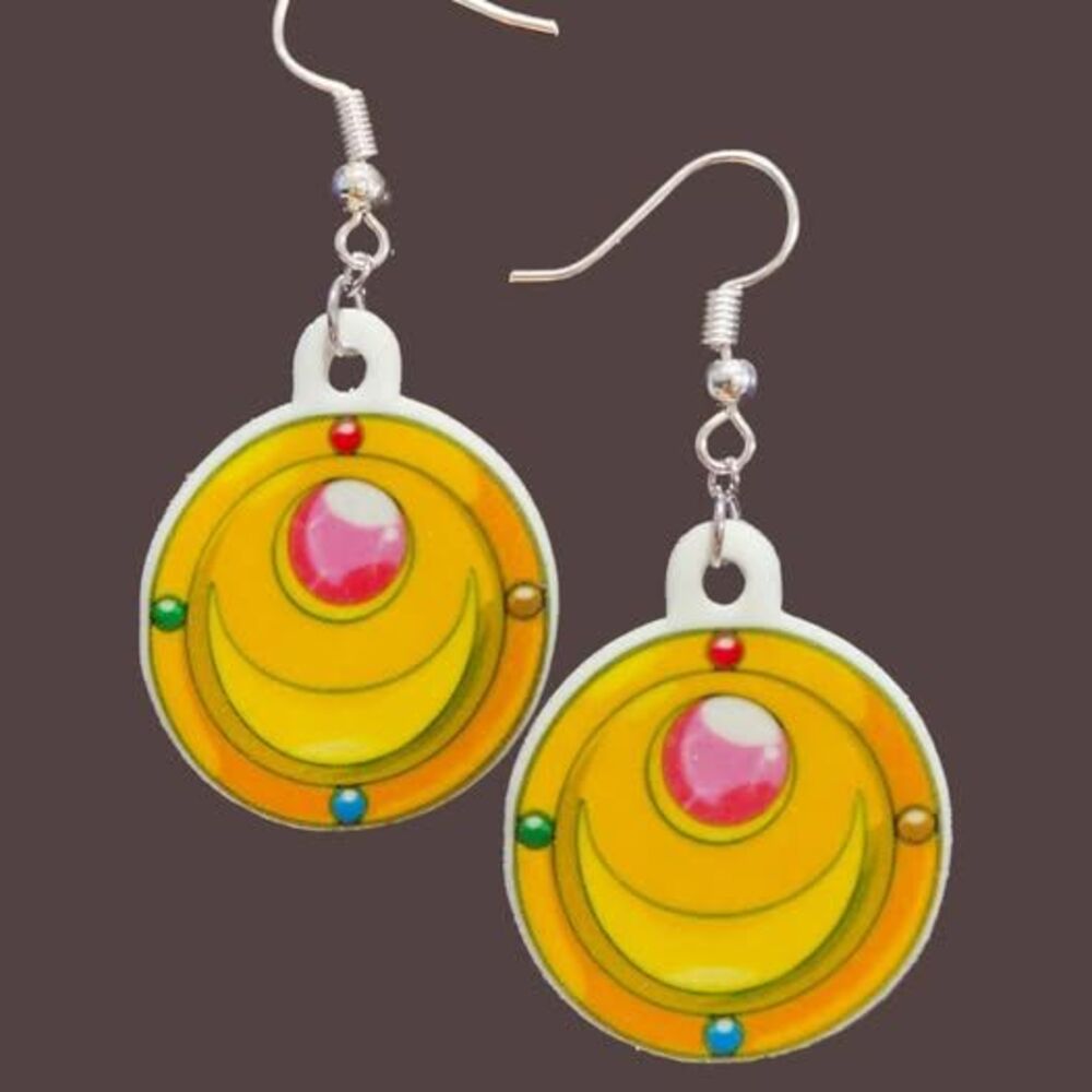 Sailor Moon Earrings-Posts-Gold